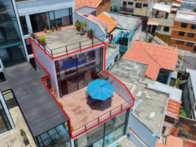 Loft 125 m&sup2; con Terraza Privada y Vista Panor&aacute;mica de Quito
